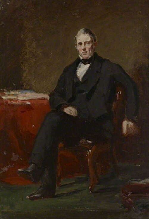 A Portrait Study of a Gentleman Seated in an Interior, , Daniel Macnee