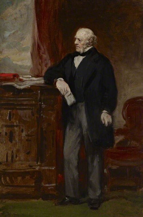 A Portrait Study of a Gentleman Standing in an Interior, , Daniel Macnee