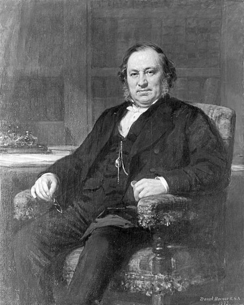 Rev. James Taylor, 1813 - 1892. Minister and author, 1873, Daniel Macnee