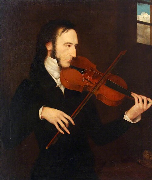 Niccolò Paganini (1782–1840), 1831, Daniel Maclise