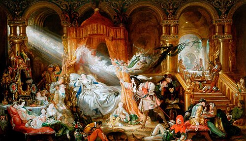 The Sleeping Beauty, 1840, Daniel Maclise