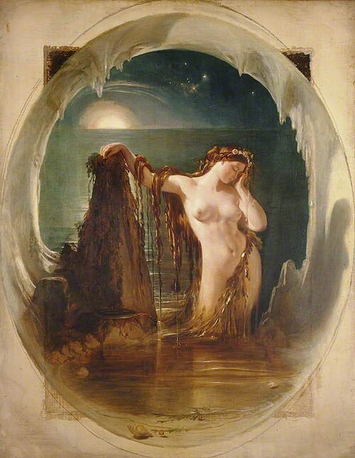The Origin of the Harp, 1842, Daniel Maclise
