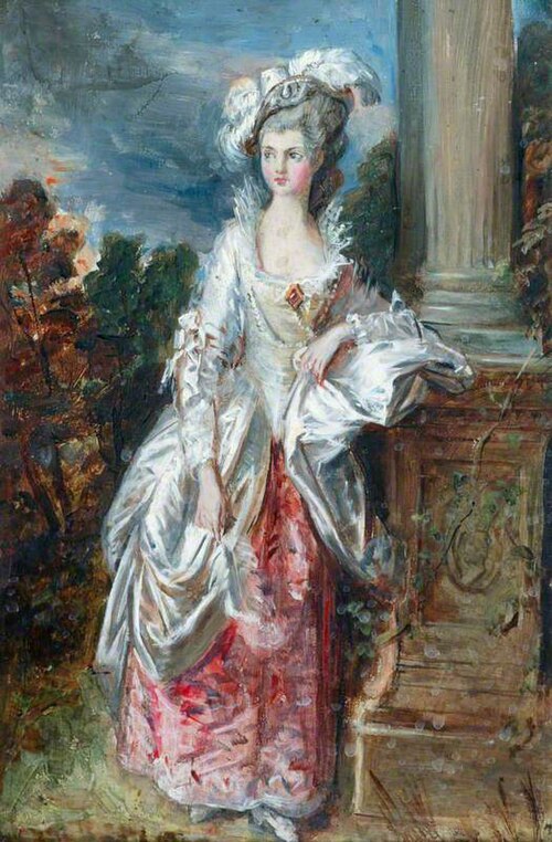 The Honourable Mrs Thomas Graham (1757–1792) (after Thomas Gainsborough), , Daniel Maclise