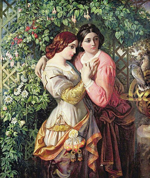 Rosalind and Celia, , Daniel Maclise