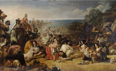 Bohemian Gypsies, 1837, Daniel Maclise