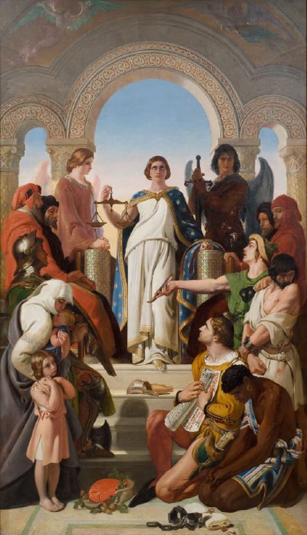 The Spirit of Justice, 1850, Daniel Maclise