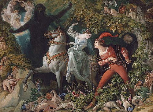 A Scene from 'Undine', 1843, Daniel Maclise
