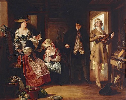 A Scene from Midas, 1838, Daniel Maclise