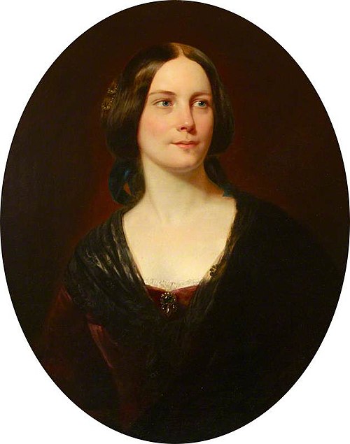 Mary Postans, Mrs Alfred Shaw (1814-1876), 1850, Daniel Maclise