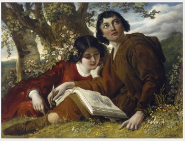 Claude Lorrain Sketching, 1853, Daniel Maclise