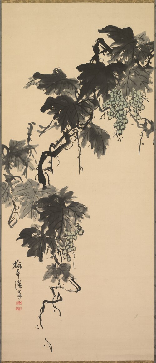 Grapes, 1827, Sugai Baikan
