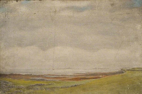 Holy Island, Northumberland, 1902, Daniel Oliver