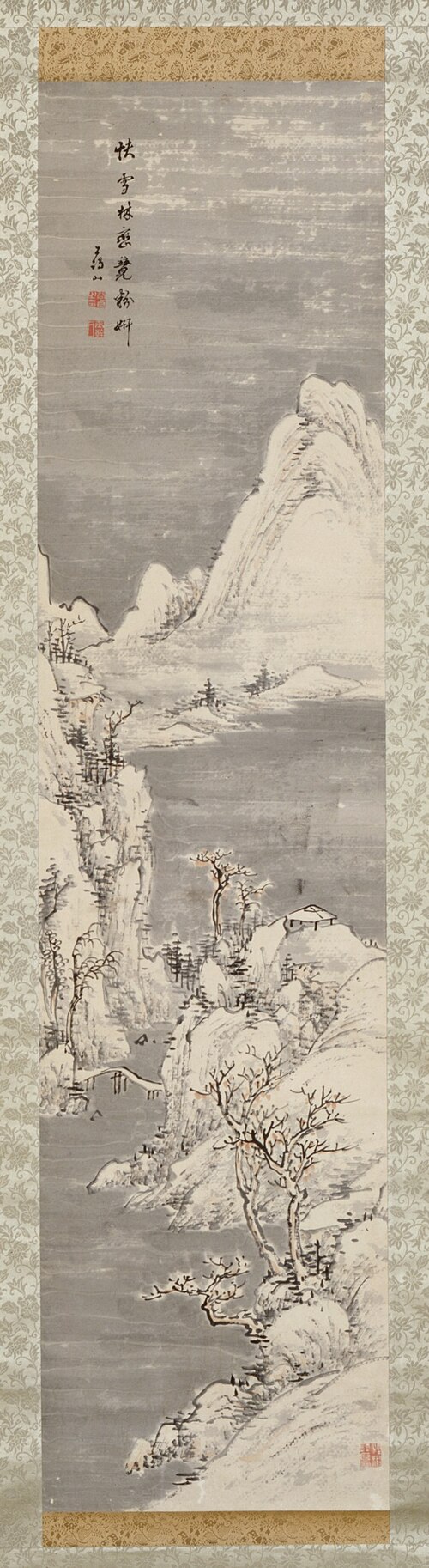 Mountains in Snow, 1850, Aizan