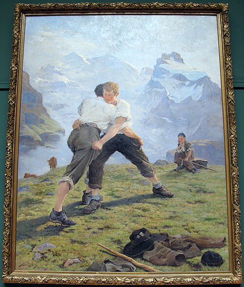 lotta svizzera, 1887, Auguste Baud-Bovy