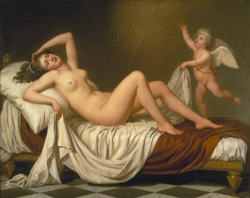 Danaé et la pluie d'or, 1787, Adolf Ulrik Wertmüller
