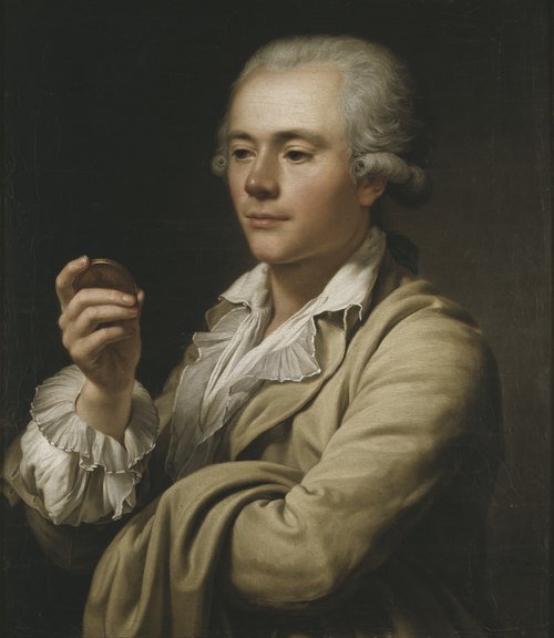 The Medal Engraver Lars Grandel, 1782, Adolf Ulrik Wertmüller