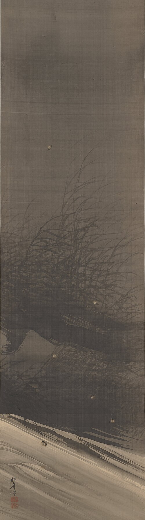 Fireflies at Uji River, , Suzuki Shōnen