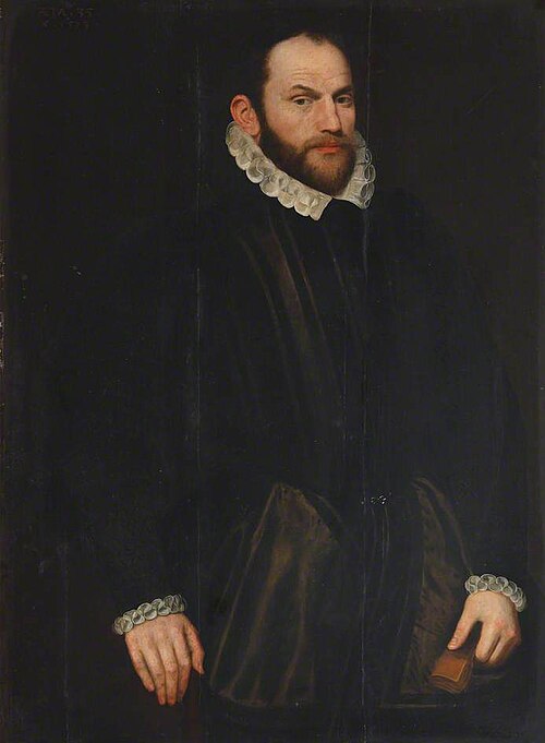 Portrait of a Man, 1573, Adriaen Thomasz. Key