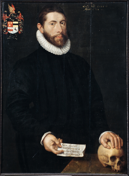 Portrait de gentilhomme, 1585, Adriaen Thomasz. Key