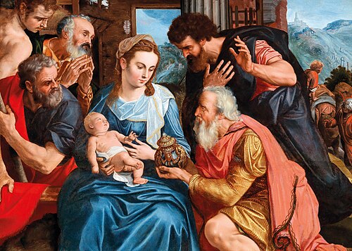 Anbetung der Könige, 1550, Adriaen Thomasz. Key
