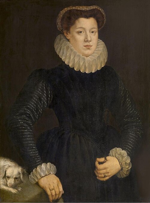 Portrait d'une dame, 1577, Adriaen Thomasz. Key