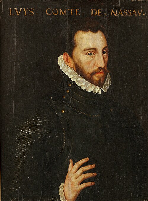 Portrait of Louis, Count of Nassau, 1570, Adriaen Thomasz. Key