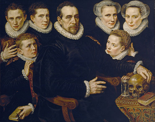 Portrait de famille, 1583, Adriaen Thomasz. Key