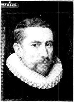 Portrait of a man, 1582, Adriaen Thomasz. Key