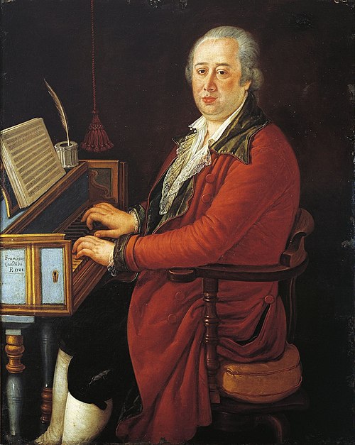 Portrait of Domenico Cimarosa (1749-1801), 1785, Francesco Saverio Candido