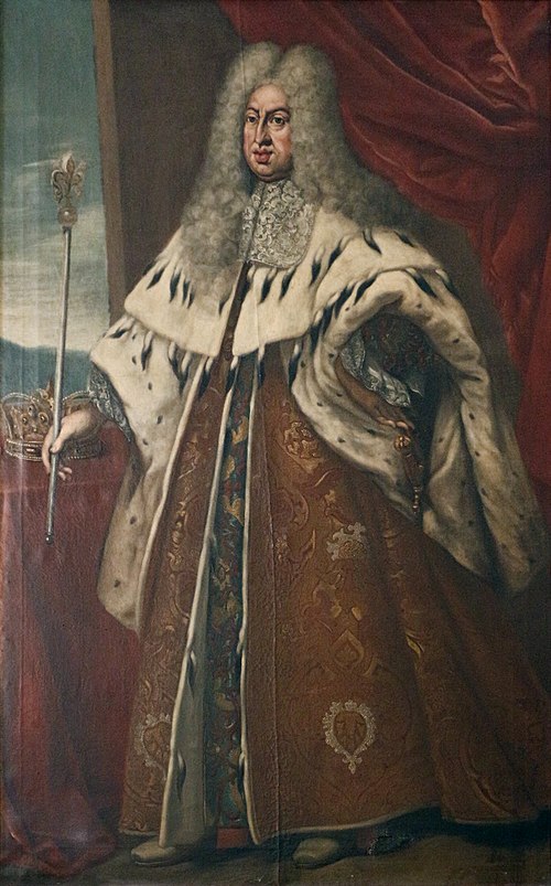 Portrait of Gian Gastone de’ Medici (1671-1737) in grand ducal robes, 1750, Giovanni Gaetano Gabbiani