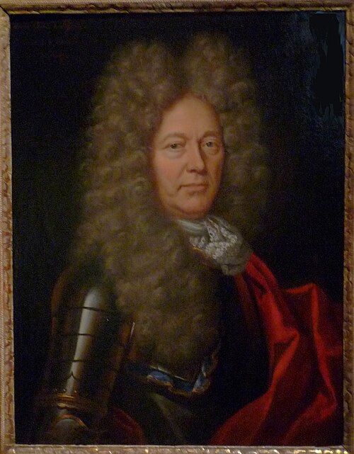 Portrait de Claude de Siffrédy, premier gouverneur de la citadelle de Strasbourg en 1690, 1705, Gérard Duvigeon