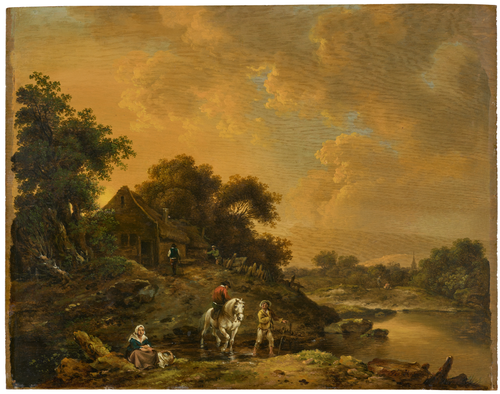 Paysage en soirée, 1771, Ferdinand Kobell