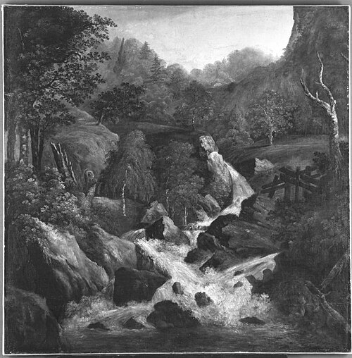 Große Landschaft mit Wildbach, 1775, Ferdinand Kobell