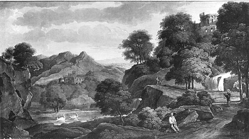Flusslandschaft, , Ferdinand Kobell