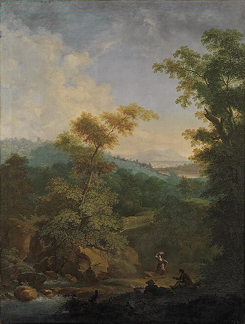 Waldige Hügellandschaft, 1768, Ferdinand Kobell