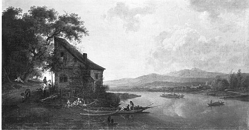 Rheinlandschaft, , Ferdinand Kobell