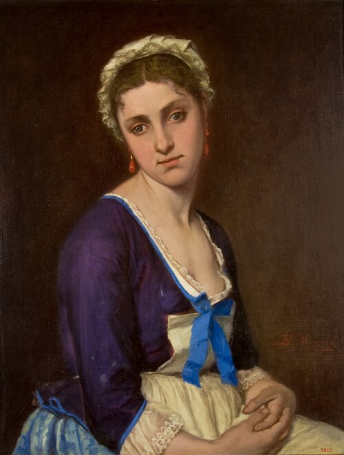 Retrat setcentista (Dit també Camarera), 1876, Benet Mercadé