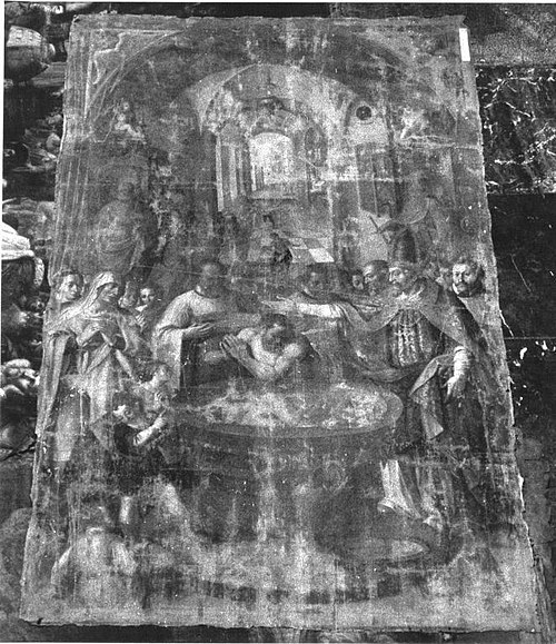 Baptism of St. Augustine by St. Ambrose, 1623, Elias Greuter