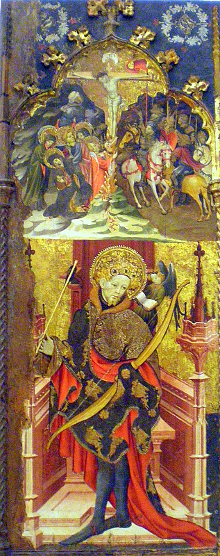 Calvary: Saint Sebastian, 1417, Joan Mates