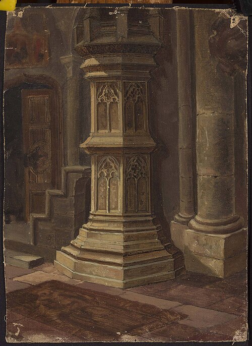Gothic pillar indoors, , Alexander Gryglewski