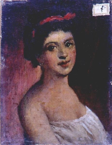 Busto de mujer, 1859, José Gutiérrez de la Vega