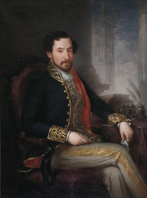 Nicomedes Pastor Díaz, ministro de Comercio, Instrución e Obras Públicas, 1848, José Gutiérrez de la Vega
