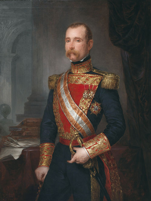 Antonio Ros Olano ministro de Comercio Instrucción y Obras Públicas, 1849, José Gutiérrez de la Vega