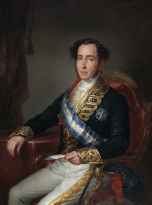 Manuel de Seijas Lozano ministro de Comercio Instrucción y Obras Públicas, 1850, José Gutiérrez de la Vega