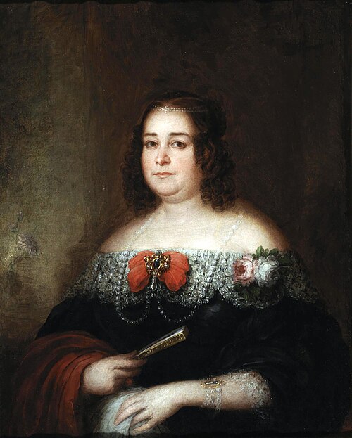 Retrato de señora, 1839, José Gutiérrez de la Vega