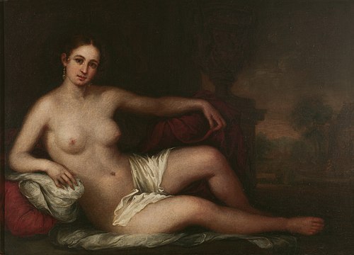 Maja sevillana, 1855, José Gutiérrez de la Vega