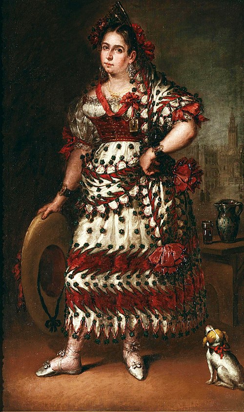 La duquesa de Frías vestida de manola, 1835, José Gutiérrez de la Vega