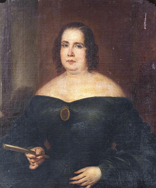 Retrato de señora, 1838, José Gutiérrez de la Vega