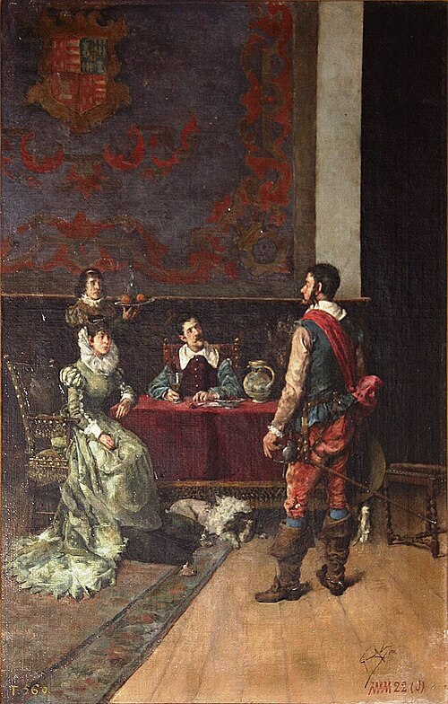 La despedida, 1882, Juan Jiménez Martín