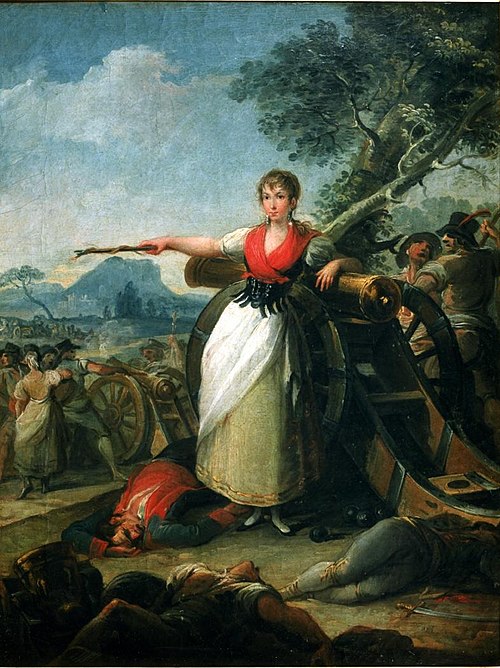 Agustina de Aragón, 1810, Juan Gálvez